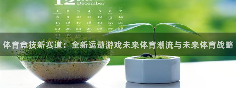 中欧体育app下载官网：体育竞技新赛道：全新运动游戏未来体育潮流与未来体育战略